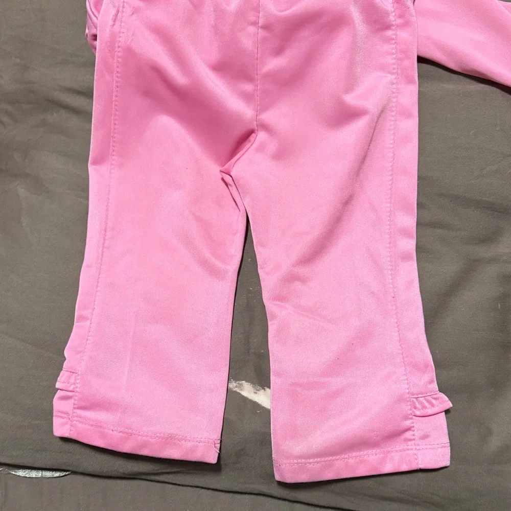 Puma Pink Girls' Ruffle Hem Track Jacket and Pants - Picture 5 of 6
